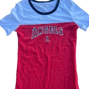 MLB x Campus Lifestyle Women's Los Angeles Angels Short Sleeve Tee